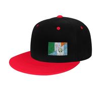 Casquette De Baseball Drapeau du Triangle Guatémaltèque De L'Irlande Et du Guatemala Casquette Hat Réglable Chapeau Soleil Unisexe Trucker Hat pour Sports Camping Athlétique