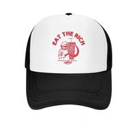 Casquette de Baseball Eat The Rich Doner Doner Kebab Karl Marx Socialiste Hasan Piker Maille Réglable Hip Hop Casquettes de Baseball