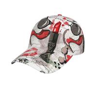 Casquette de baseball élégante avec impression de parfum cosmétique, chapeau réglable, activités de plein air et cadeau d'été