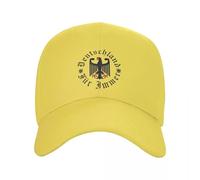 Casquette de Baseball Empire Allemand Aigle Punk Unisexe Adulte Allemand Blason Casquette réglable de Papa, Hip hop Snapback Chapeaux d’été