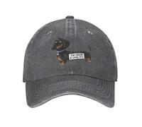 Casquette de Baseball en Coton Kawaii Dachshund personnalisée pour Hommes Femmes réglable Sausage Badger Wiener Dog Dad Hat Sports
