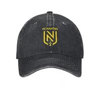Casquette de Baseball en Coton lavé FC Nantes Jolie Capuche Luxe