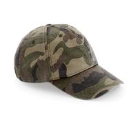 Casquette De Baseball En Coton Lavé Vintage Beechfield À Profil Bas Réglable