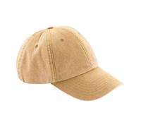 Casquette De Baseball En Coton Lavé Vintage Beechfield À Profil Bas Réglable