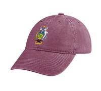 Casquette de Baseball en Jean Unisexe Ajustable Boucle Casquettes Drapeau des Îles Salomon Classique Trucker Cap Hat for Sport Hip Golf Voyages - Rouge Casquette Homme et Femme