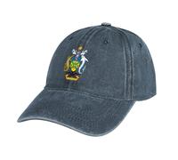 Casquette de Baseball en Jean Unisexe Ajustable Boucle Casquettes Drapeau des Îles Salomon Classique Trucker Cap Hat for Sport Hip Golf Voyages - Bleu Casquette Homme et Femme
