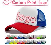 Casquette de baseball en maille éponge personnalisée avec logo imprimé pour chauffeurs de camion, hommes et femmes, sport et loisirs, protection solaire extérieure malachite green