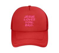 Casquette de Baseball en Maille « Jésus t'aime, Mon frère » pour Homme et Femme