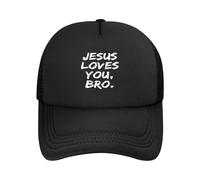 Casquette de Baseball en Maille « Jésus t'aime, Mon frère » pour Homme et Femme