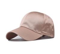 Casquette de Baseball en Satin Homme Femme Casquette Cap Snapback Réglable Unisexe Chapeau de Sport Pure Color Casquette Trucker Golf Course Chapeau de Soleil Eté Visière en Plein Air