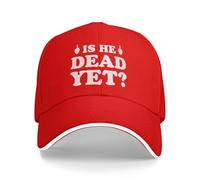 Casquette De Baseball Est-Il Déjà Mort Trucker Caps Classic Baseball Cap Réglable Casquettes De Golf pour Running Randonnée Camping