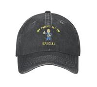Casquette de Baseball et à la Mode Mes Parents Disent Que Je suis S.P.E.C.I.A.L Casual Denim Fallouts Vault-Tec Snapback Hat Activités de Plein air Chapeaux Casquette Sports Cadeaux de Plein air