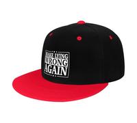 Casquette De Baseball Faire du Mensonge Un Mal À Nouveau Trucker Caps Anti UV Bord Plat Casquettes Adjustable Baseball Cap pour Randonnée Running Camping