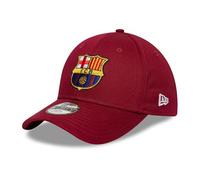 Casquette de baseball FC Barcelona Football Club officiel 2026 avec logo Core - Rouge foncé - Pour enfants et jeunes