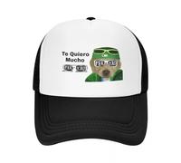 Casquette de Baseball Feid avec la Phrase I Love You Ferxxo Mucho Fashion Mesh réglable Hip Hop été Unisexe Casquettes de Baseball