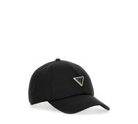 Guess Casquette de baseball classique noire avec emblème triangulaire décoratif, réglable