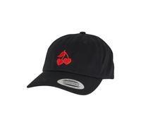 Mister Tee Casquette 'Heart Cherries' rouge vif / noir / argent, Taille 55-60