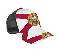 Casquette De Baseball Flag of Florida Casquette Hat Casual Trucker Hat Respirante Baseball Cap pour Tennis Golf Badminton
