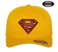 Casquette De Baseball Flexfit Officiellement Superman Licencié Bleu S/M L/XL