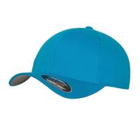 Flexfit Casquette de baseball Mixte Wooly Combed Bleu (Hawaiian Ocean) XS-S EU