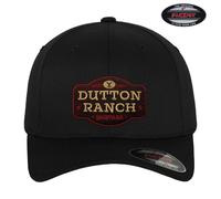 Casquette De Baseball Flexfit Yellowstone Dutton Ranch Noire