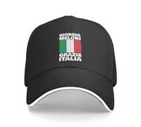 Casquette de Baseball Giorgia Meloni Grazie Italia Premier ministre Italien Fratelly dItalia Casquette de Baseball en Chapeau Femmes Chapeaux Hommes