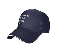 Casquette De Baseball Grumpy Old Vet Grumpy Vet Casquettes De Golf Classic Bord Plat Casquettes Adjustable Trucker Caps pour Running Cyclisme Camping