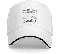 Casquette de Baseball Hip hop Chapeau de Soleil Je M'en Fous Je suis Une Loutre Casquette Casquette de Baseball icône Chapeau de Soleil Chapeau Hommes Femmes Cadeau d'anniversaire