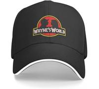 Casquette de Baseball Hip hop Chapeau de Soleil Voulez Plus de Votre Vie Wayne's World Wayne's World Wayne's World Casquette de Baseball Grande Taille Chapeau Femme Casquette Homme