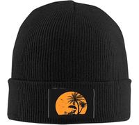 Casquette de Baseball Hip hop Chapeau Soleil Chapeaux Chauds et élégants Chaise Plage rétro avec Palmiers pour Hommes Femmes Souple crâne Cadeau d'amitié Anniversaire