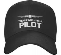 Casquette de Baseball Hip hop Chapeau Soleil Mode Unisexe Faites-Moi Confiance Je suis Un Pilote extérieur réglable Avion Volant Aviation Cadeau Papa été Casquettes Snapback amitié Anniversaire