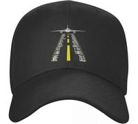 Casquette de Baseball Hip hop Chapeau Soleil Tendance Unisexe réglable pour Hommes et Femmes avec Alphabet Pilote personnalisé Avion d'aviation Cadeau Sport amitié Anniversaire