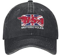 Casquette de Baseball Hip-hop Chapeau Soleil Unisexe Mode BSA-Motocross pour Hommes et Femmes en Jean Doux usé sans Structure Cadeau d'amitié l'extérieur Anniversaire