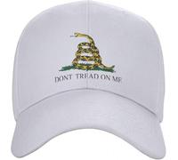 Casquette de Baseball Hip hop Chapeau Soleil Unisexe Mode « Ne me marchez Pas Dessus » Chapeaux Sport américains ou Mort Drapeau Gadsden Casquettes Snapback Printemps pêche Cadeau d'amitié