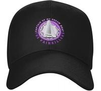 Casquette de Baseball Hip hop Chapeau Soleil Unisexe Mode sur Blanc Violet personnalisé Capitaine Mon Bateau rêve Catamaran icône Hommes Femmes amitié Cadeau Anniversaire pour