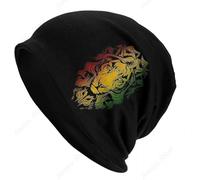 Casquette de Baseball Hip-hop Unisexe Chapeau Soleil Tendance Motif Lion Rasta Chaud tricoté Style pour l'automne et l'hiver idéal l'extérieur l'amitié la Course à Pied Cadeau d'anniversaire