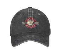 Casquette de Baseball Hiphop Chapeau de Soleil Black Friday Indian Vintage Motos Casquettes de Baseball Retro Distressed Denim Racing Chapeaux Unisexe Activités de Plein air Casquettes Chapeau