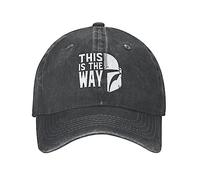 Casquette de Baseball Hiphop Chapeau de Soleil Personnalisé This is The Way Casquette de Baseball en Coton pour Hommes Femmes Réglable Série TV Papa Chapeau Streetwear Snapback Cadeaux d'anniversaire