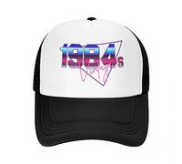 casquette de baseball Hiphop Sun Hat Cool Mode 1984 Trucker Hat Personnalisé Réglable Adulte Cadeau d’anniversaire Anniversaire Casquette de baseball Outdoor Snapback Cadeaux d’anniversaire réglables