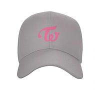 Casquette de Baseball Hiphop Sun Hat Twice Logo IconCap Casquette de Baseball Hip hop Femme Chapeaux Mode Homme Casquette de Golf Solaire Snapback Cadeaux d'anniversaire réglables