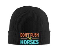 Casquette de Baseball Homme, Casquettes de Casquette Don’t Push The Horses Bonnet Bonnets Craquettes Crânes à Motifs d’Automne Tuques Cool Hommes Femmes Unisex Sport de Plein air Casca à tête