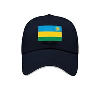 Casquette De Baseball Homme Femme Coton Réglable Rwanda Drapeau National Style Classique Coupe du Monde