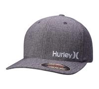 Casquette de baseball Hurley pour homme - Casquette ajust?e extensible Corp, taille S-M, gris clair