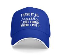 Casquette De Baseball I Have It All Together I Just Forgot Where I Put It Casquettes De Golf Classic Baseball Cap Adjustable Trucker Caps pour Camping Cyclisme Randonnée