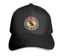Casquette De Baseball IAM Not Single I Have A Dog Black Bord Plat Casquettes Adjustable Baseball Cap Classic Casquettes De Golf pour Camping Running Outdoo