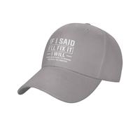 Casquette De Baseball If I Said I'll Fix It I Will Trucker Caps Classic Casquettes De Golf Adjustable Baseball Cap pour Outdoo Randonnée Camping