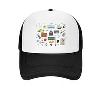 Casquette de Baseball Il était Une Fois, Symboles et icônes de Personnages, décontractée, en Maille, Ajustable, Style Hip-hop, Unisexe, été