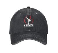 Casquette de Baseball imprimée Cool Shotokan Karaté Personnalisé Rétro Denim Lavé pour Hommes Cowboy Golf Hat Hip Hop Womens Trucker Cap Sports Gifts