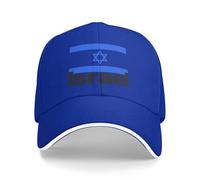 Casquette De Baseball Israël Drapeau National Homme Unisexe Réglable Bonnet Casquette Respirante Légère Anti-Soleil Cap Classique Trucker Cap Snapback Hip-Hop Outdoor Caps Coupe du Monde