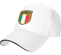 Casquette De Baseball Italie Drapeau Italien Bord Plat Casquettes Classic Baseball Cap Adjustable Casquettes De Golf pour Camping Outdoo Randonnée